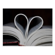 Buch-Liebhaber Postkarte