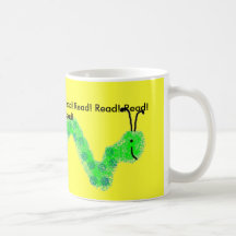 Buch-Wurm Kaffeetasse