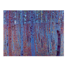 Buchen-Wald durch Gustav Klimt Postkarte
