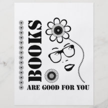 Bücher sind für Sie gut Vollfarbige Flyer