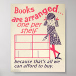 Bücher vereinbarten Plakat