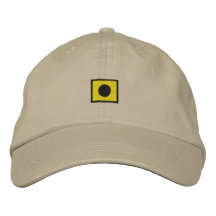Buchstabe I Besticktes Cap