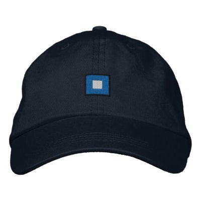 Buchstabe P Besticktes Baseballcap