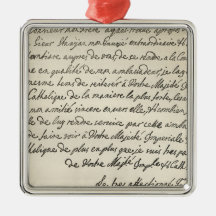 Buchstabe von George I zu Charles VI Weihnachtsbaum Ornament