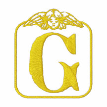 Buchstabeg-Engels-Monogramm gesticktes Hemd