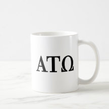 Buchstaben AlphaTau Omega Kaffee Haferl