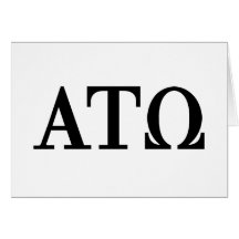 Buchstaben AlphaTau Omega Karte