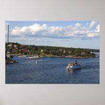 Bucht Stockholms Schweden Plakat