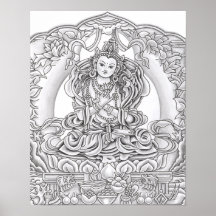 Buddha des Mitleid-Druckes Posterdrucke