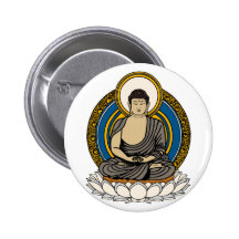 Buddha Dhyana Mudra Buttons