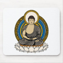 Buddha Dhyana Mudra Mousepads