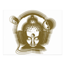 Buddha-Diskjockey Postkarten