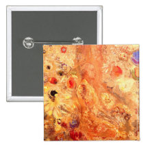 Buddha durch Symbolist-Maler Odilon Redon Anstecknadelbutton