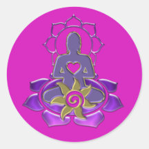 BUDDHA energy | magenta Sticker