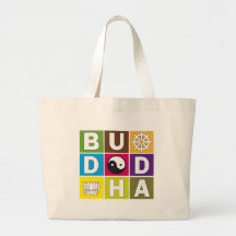 Buddha färbte Blöcke Tasche