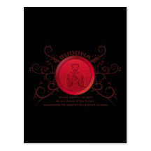 Buddha-Gegenwart Postkarte