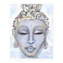 Buddha-Glühen Postkarte