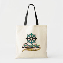 Buddha leben das Dharma Einkaufstasche