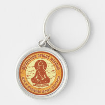 Buddha-Meditations-Klugheit Schlüsselanhänger