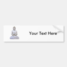 Buddha sitzender ~ Buddhist-Buddhismus Autoaufkleber