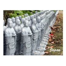 Buddha-Statuelinien Postkarten