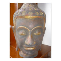 Buddha stellen gegenüber postkarte