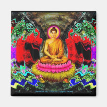 Buddha-Strudel - Magnet Kühlschrankmagnete