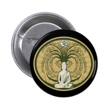 Buddha unter dem Bodhi Baum Anstecknadel
