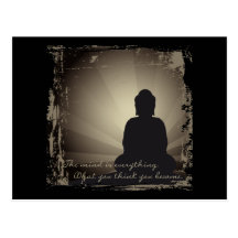 Buddha-Verstand ist alles Postkarten