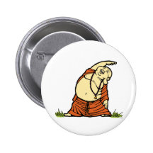 Buddha-Yoga-Ausdehnungs-Knopf Anstecknadel