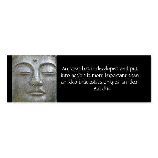 Buddha-Zitat-Visitenkarte
