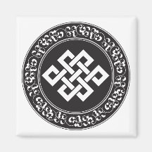 Buddhistischer endloser Knoten Magnete