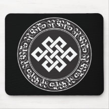 Buddhistischer endloser Knoten Mauspads