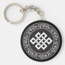Buddhistischer endloser Knoten Schlüsselanhänger