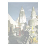 Buddhistischer Tempel in Kathmandu, Nepal Individuelle Ankündigskarten