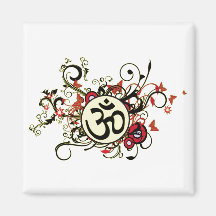 Buddhistisches Blumenom Magnete