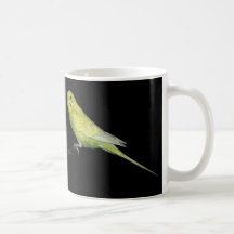 Budgie - verdünnter grüner Flitter des Tangos Kaffee Tassen