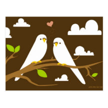 Budgies Postkarte