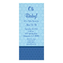 Bue spielt moderne Jungen-Babyparty 2 B602 die Hau Einladungen