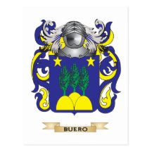 Buero Wappen (Familienwappen) Postkarte