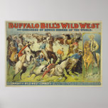 Buffalo Bills wildes Westcowboy-Plakat
