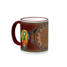 Büffel-Schädel Kaffeetasse