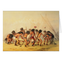 Büffel-Tanz, c.1832 Karten