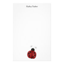 Buggin Sie wieder · Marienkäfer Personalisiertes Druckpapier
