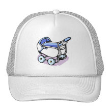 Buggy des blauen Babys Netz Caps