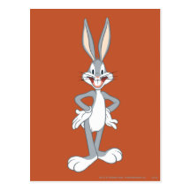 Bugs Bunny stehend Postkarte