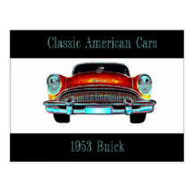 Buickpostkarte 1953