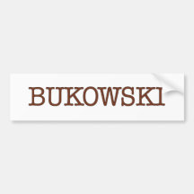 Bukowski Autosticker
