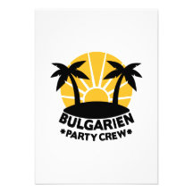 Bulgarien Party-Crew Individuelle Ankündigskarten