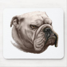 Bulldogge, also hässliches ist er niedlich mousepads